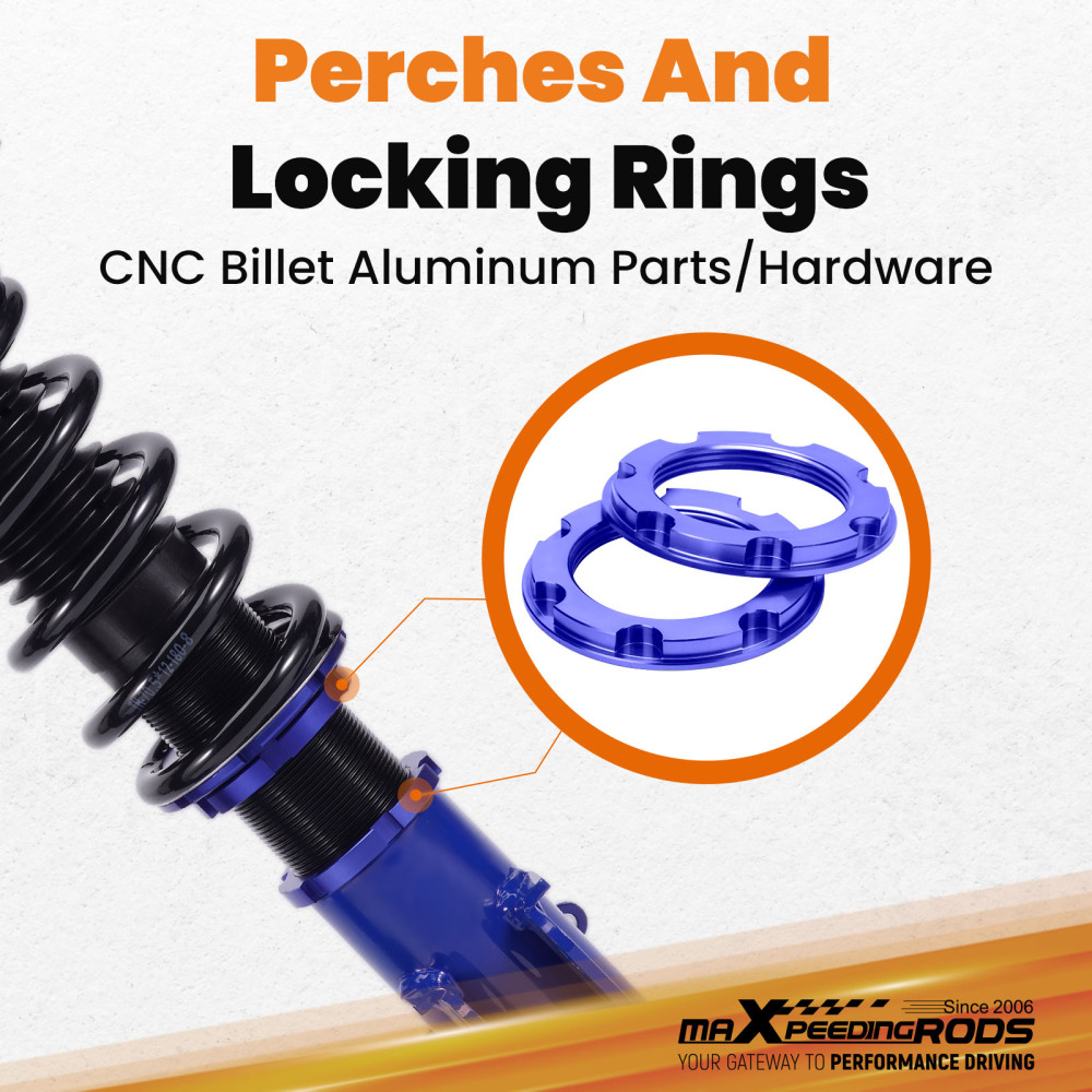 Absorber Coilover Struts Shock Suspension for 2003-2005 compatible for Dodge Neon compatible for SRT-4 2.4L lowering kit