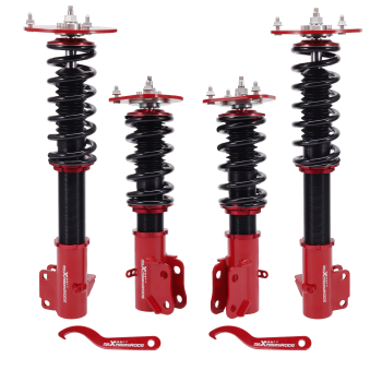 Compatible for Chrysler Neon 02-05 and compatible for SRT-4 03-05 Complete Coilovers Kits Adj. Damper Struts Lowering Kit