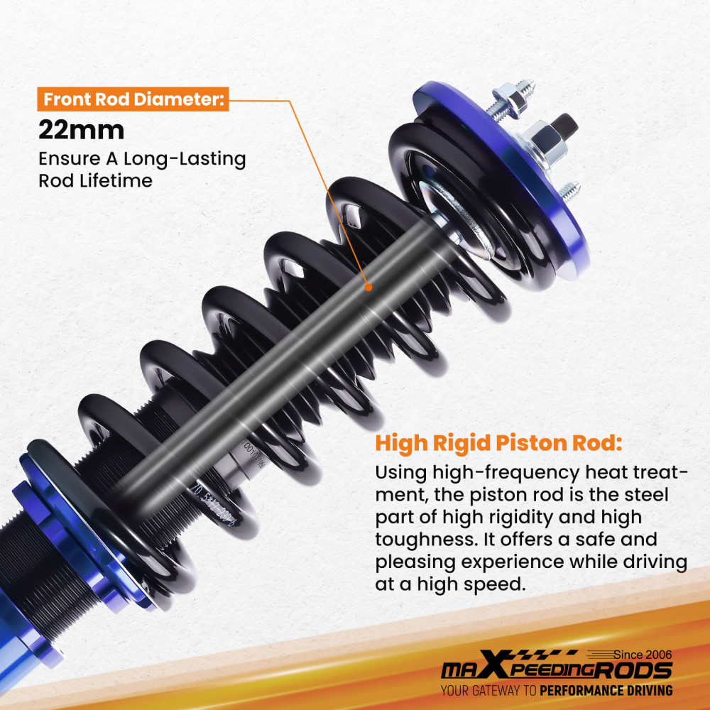 1990 - 1996 compatible for Nissan 300ZX z32 coilovers Adjustable Height Shock Absorbers Coilovers Kits Lowering Kit
