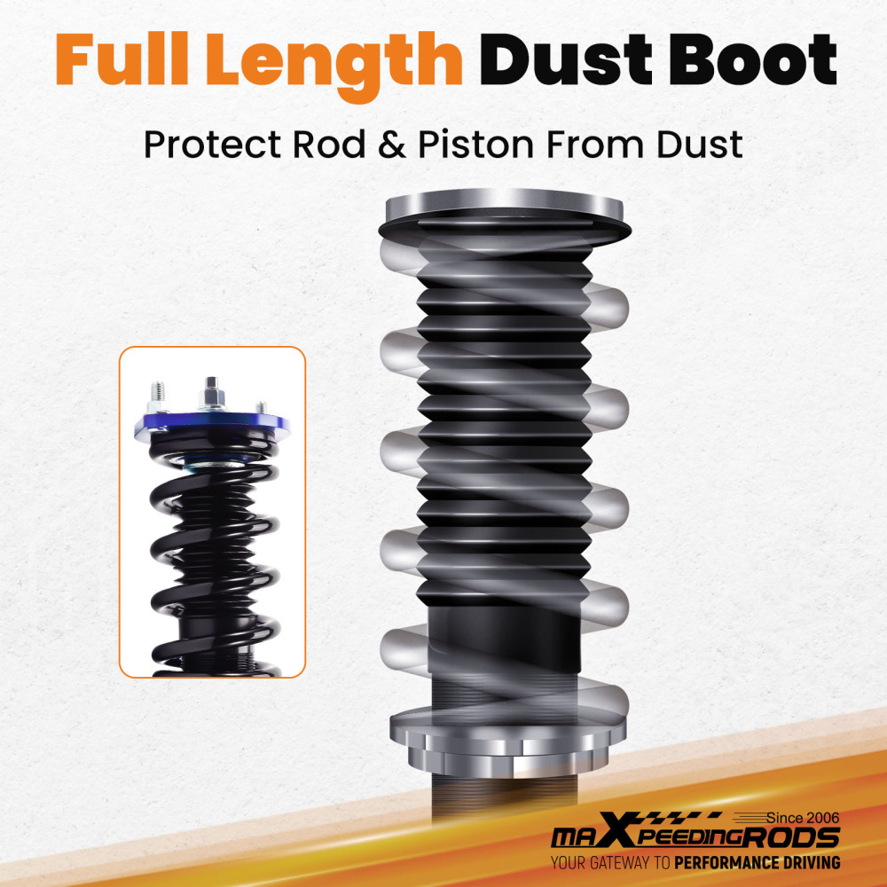 1990 - 1996 compatible for Nissan 300ZX z32 coilovers Adjustable Height Shock Absorbers Coilovers Kits Lowering Kit