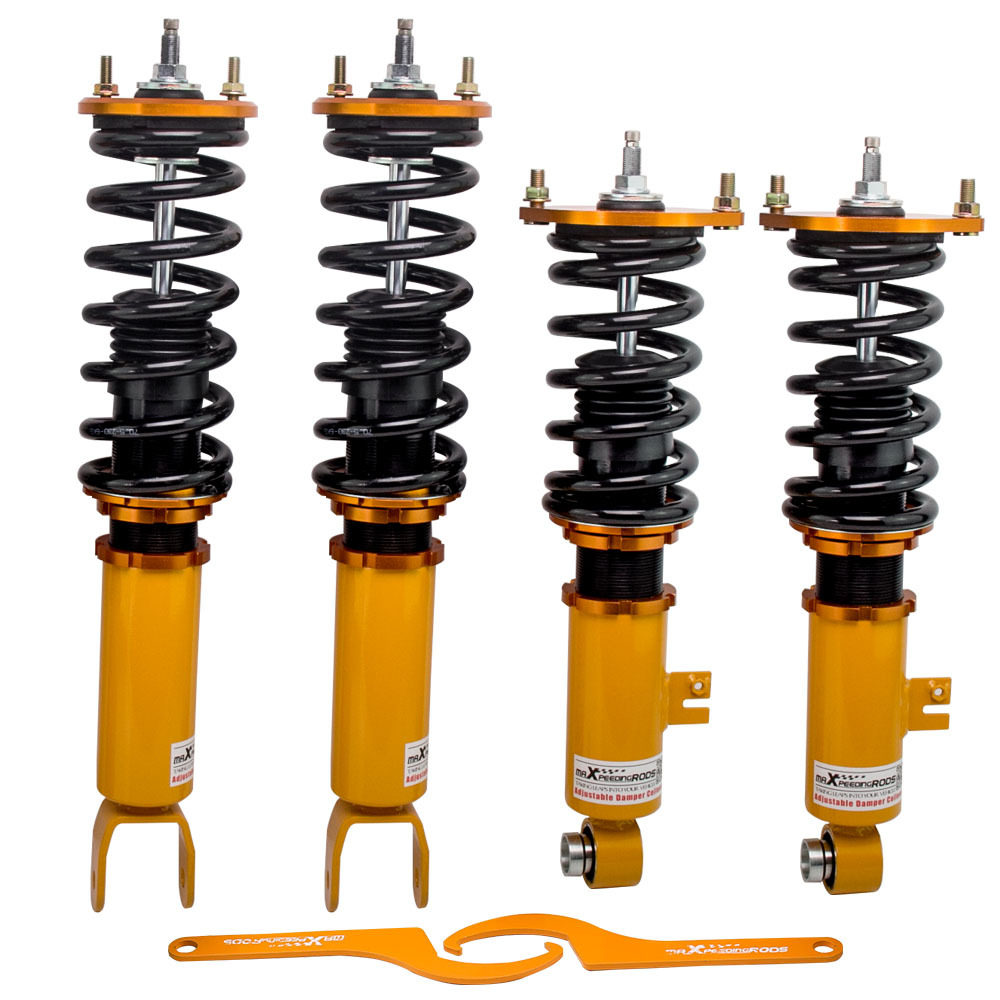 Coilovers Suspension Kits compatible for Nissan 300ZX 90-96 z32 coilovers Shock Absorber Strut Damper Lowering Kit