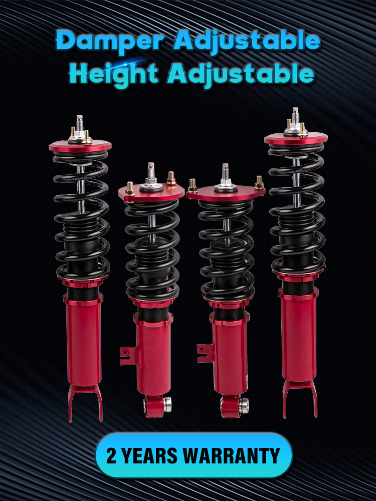 Compatible for Nissan Fairldy Z 300ZX z32 coilovers 1990 - 1996 Shock Absorber 4PCs 24-Way Damper Coiloverslowering kit
