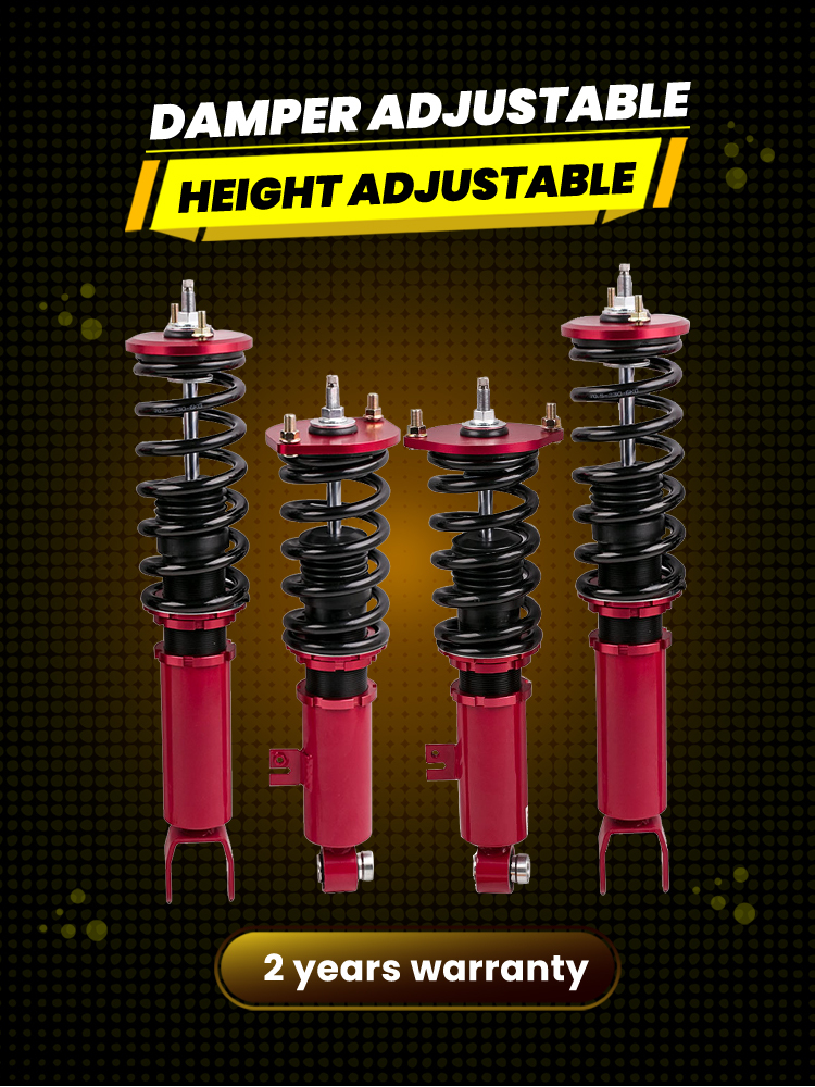 Compatible for Nissan Fairldy Z 300ZX z32 coilovers 1990 - 1996 Shock Absorber 4PCs 24-Way Damper Coiloverslowering kit