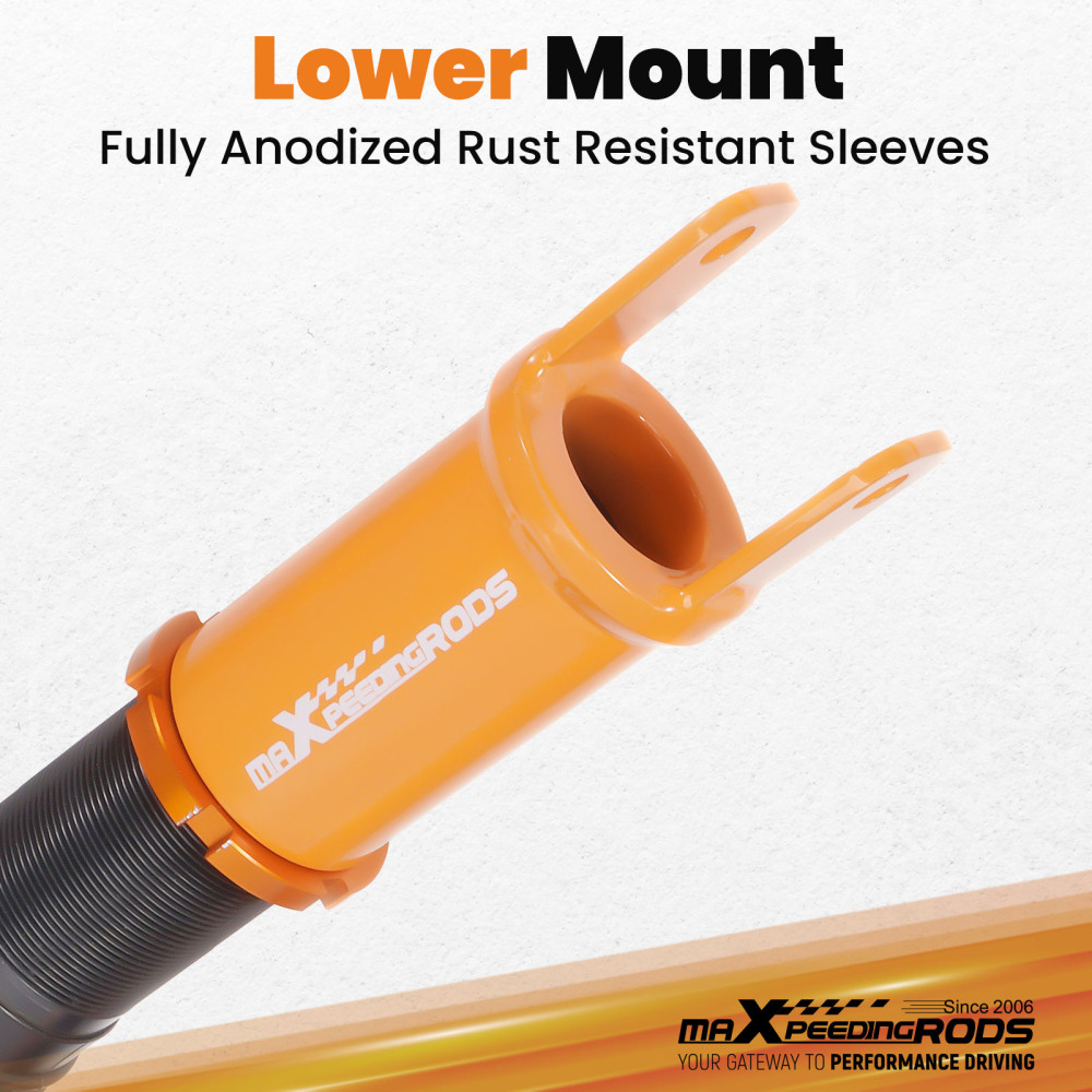 Twin Tube Coilovers compatible for Nissan 350Z Z33 compatible for Infiniti G35 V35 03-08 Height Adjustable