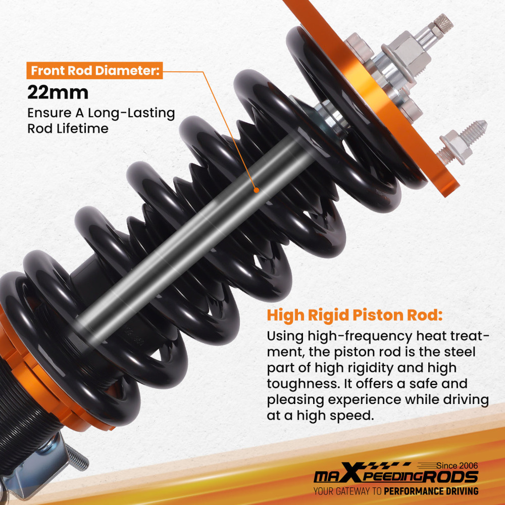 Coilover compatibile per Nissan Fairlady 350Z Z33 Suspension Kit di abbassamento Lowering Kit