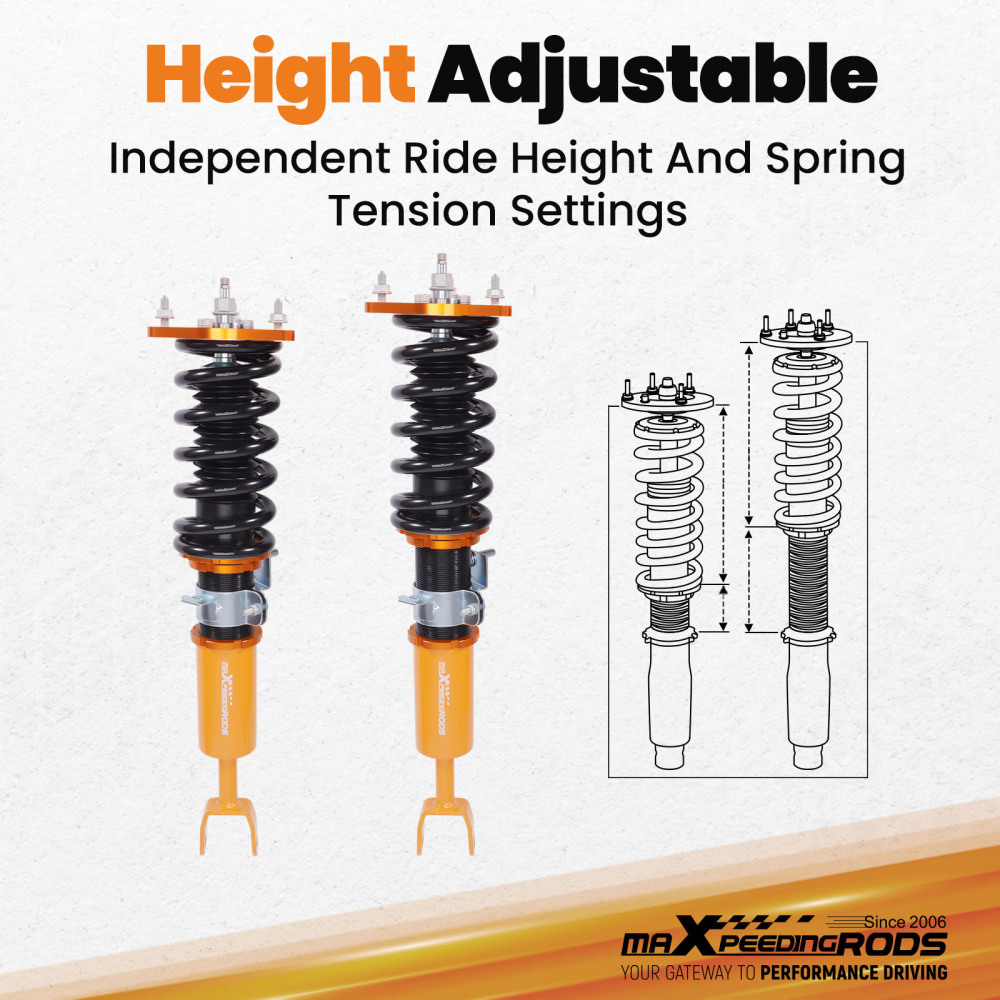 Coilover compatibile per Nissan Fairlady 350Z Z33 Suspension Kit di abbassamento Lowering Kit