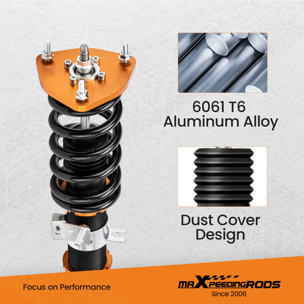 Kit di abbassamento delle sospensioni coilover compatibile per Nissan Fairlady2003-2008 350Z Z33 03-08(Set di 4) Lowering Kit