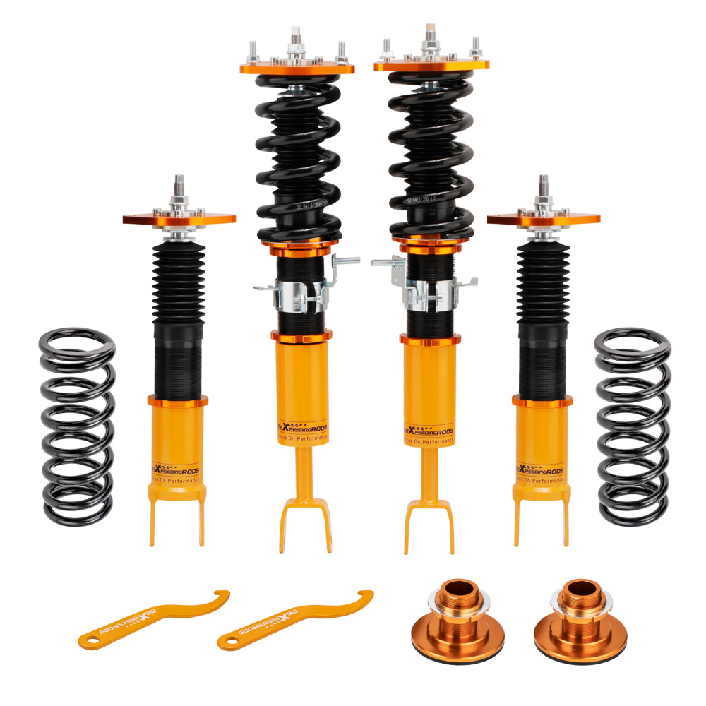 Compatible for INFINITI G35 SEDAN 2003-2006 Shock Absorber Adj. Height Coilovers Struts Lowering Kit