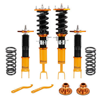 Coilover Suspension Lowering Kit compatible For Nissan Fairlady 350Z Z33 03-08 Adj. Damper Set of 4