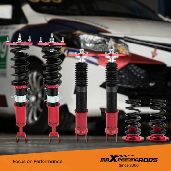 24 niveaux réglables Combinés Filetés Amortisseurs compatible pour Nissan 350Z Coupe Z33