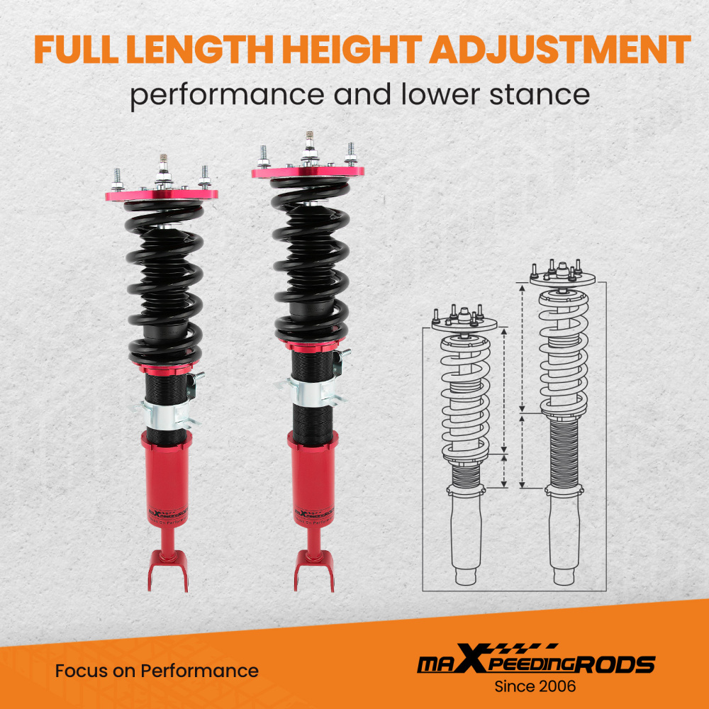 Coilovers Suspension Kits Shocks compatible for Nissan 350Z Z33 Coupe 2003-2008 Skyline