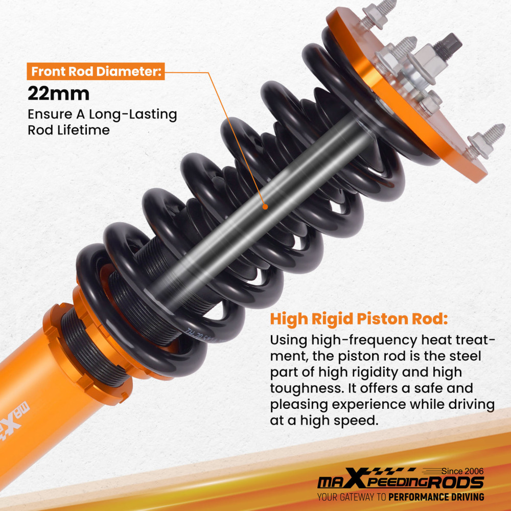 Coilovers Suspension Kits compatible for NISSAN 370z coilovers 08-16 Z34 Shock Adj. Height 370z lowering springs