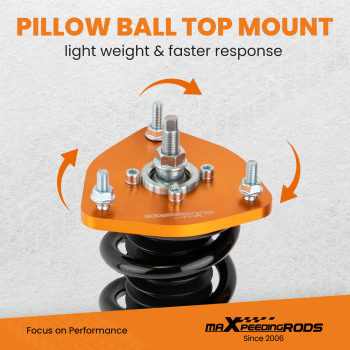 Coilover Suspension Kit Compatible for Nissan Fairlady Z 370Z Z34 2008 - Shock Absorber lowering kit