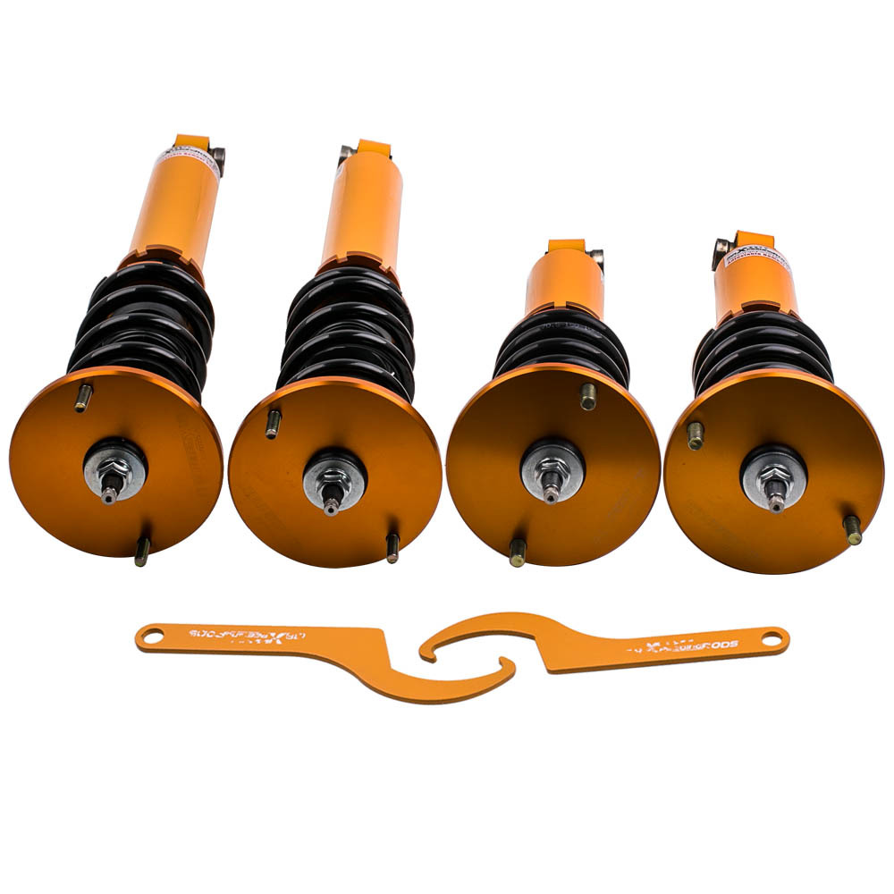 Compatible for Nissan Skylin R33 GTST RB25DET 24 Ways Adjustable Damper Force Coilover Kits Lowering Kit