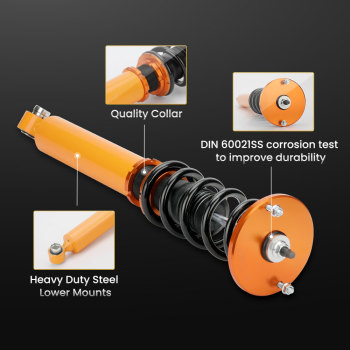 Adjustable Height Coilover Spring Strut compatible for Nissan Skyline GTST R33 Lowering Kit