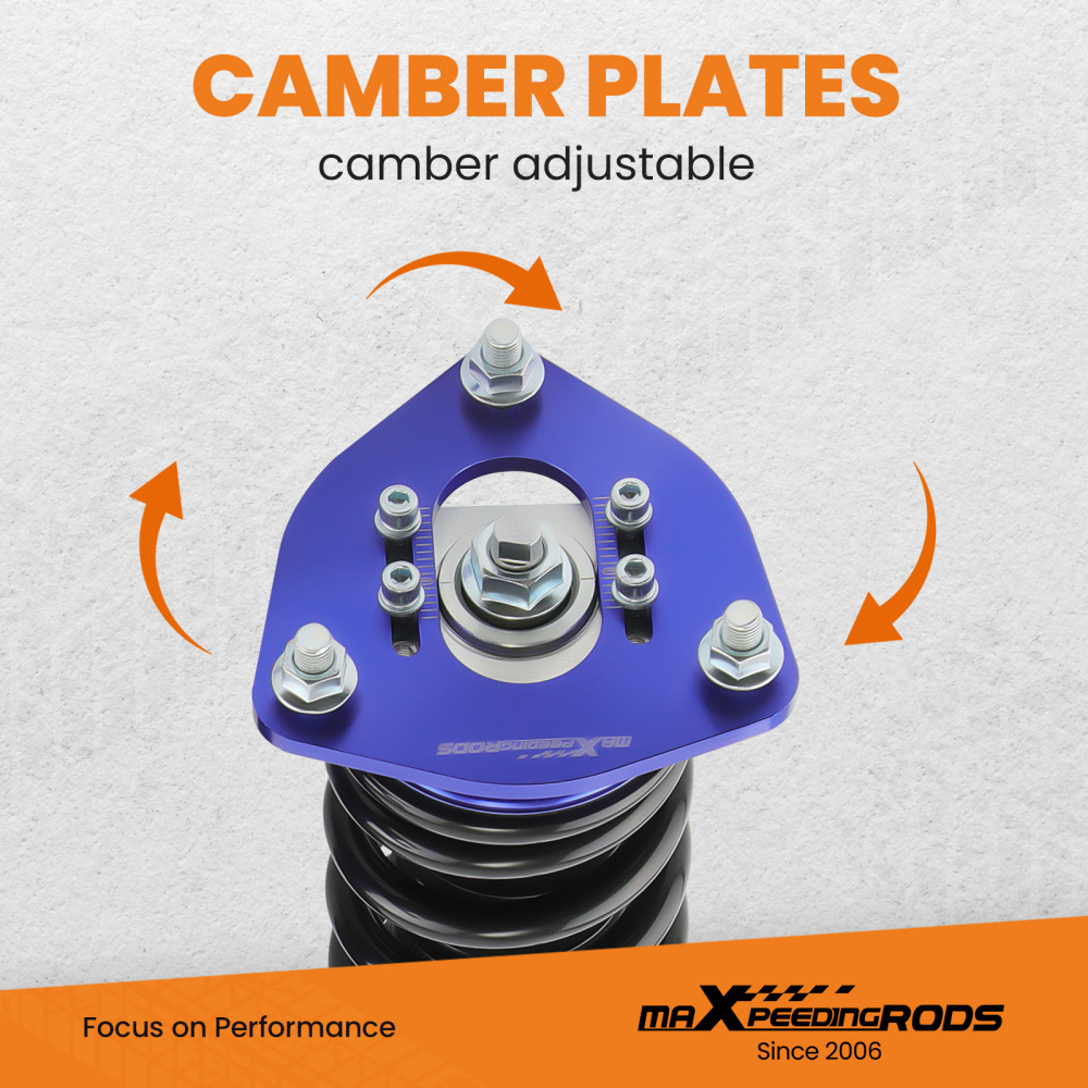 4Pcs Regolabile AmmortizzatoreGewindefahrwerk compatibile per Nissan S13 240Sx 200Sx Lowering Kit