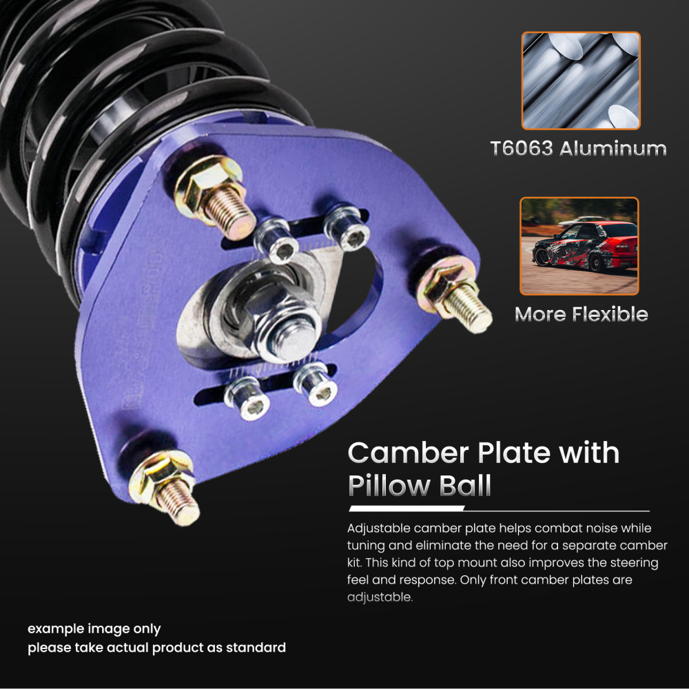 Compatible for Nissan S13 200SX 89 - 94 Racing Coilovers Suspension Spring Shock Struts Lowering Kit