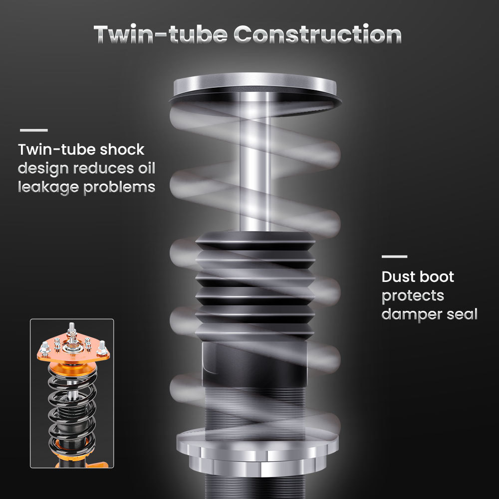 Front Coilovers Coilover compatible for Nissan S13 Silvia S13 180SX 240SX Shock Coil Struts Lowering Kit