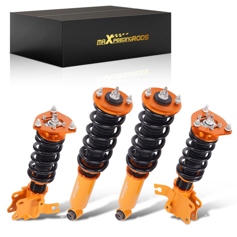 24-ways Damper Adjustable Coilover Suspensions compatible for Nissan s13 coilovers 240SX 180SX 88-94 lowering kit