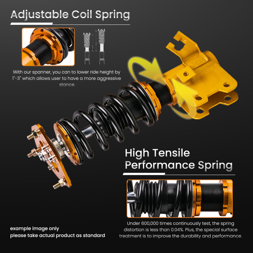 Ammortizzatore compatibile per NISSAN S13 Silvia 240SX 180SX 89-94 Coilover Supsension  Lowering Kit
