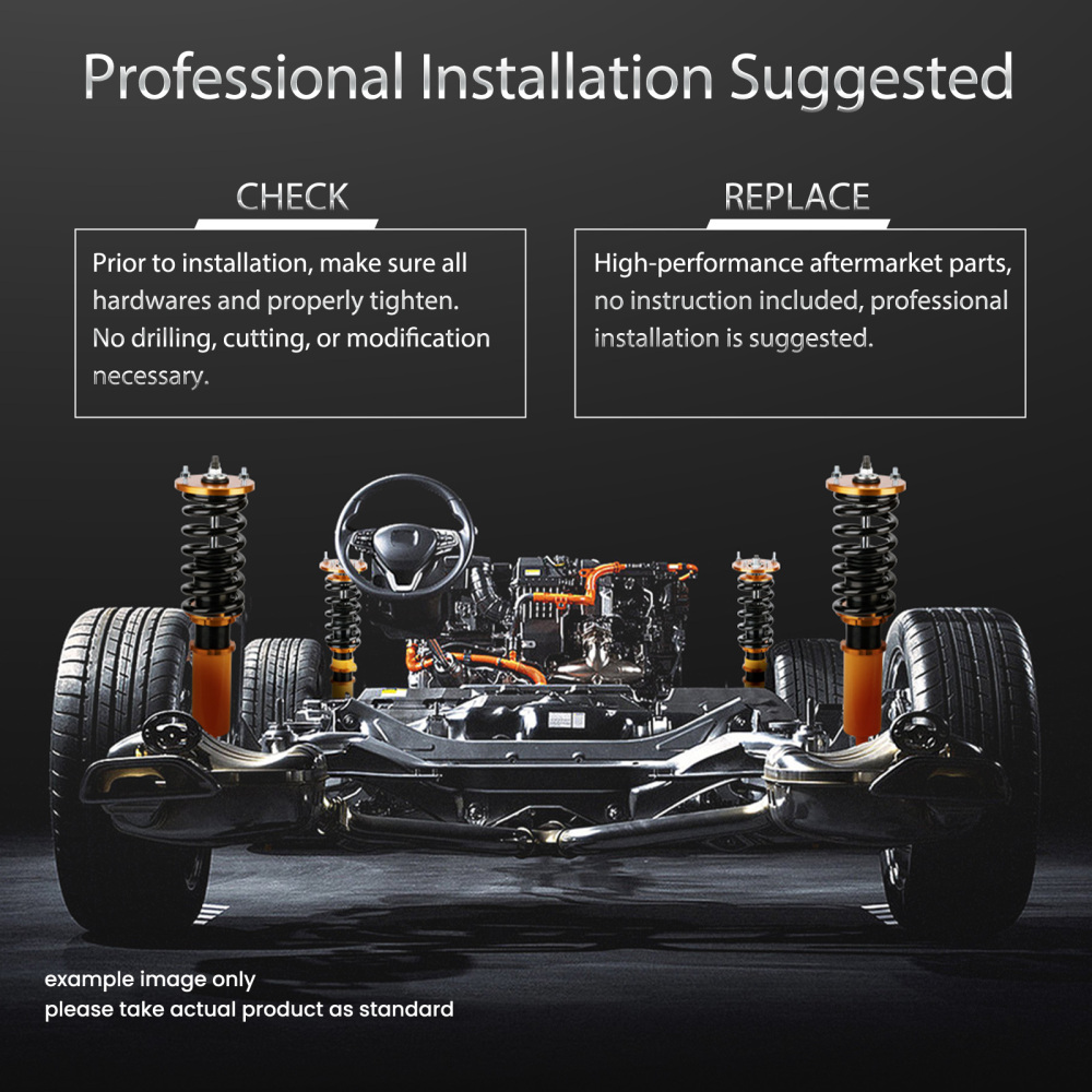 Ammortizzatore compatibile per NISSAN S13 Silvia 240SX 180SX 89-94 Coilover Supsension  Lowering Kit