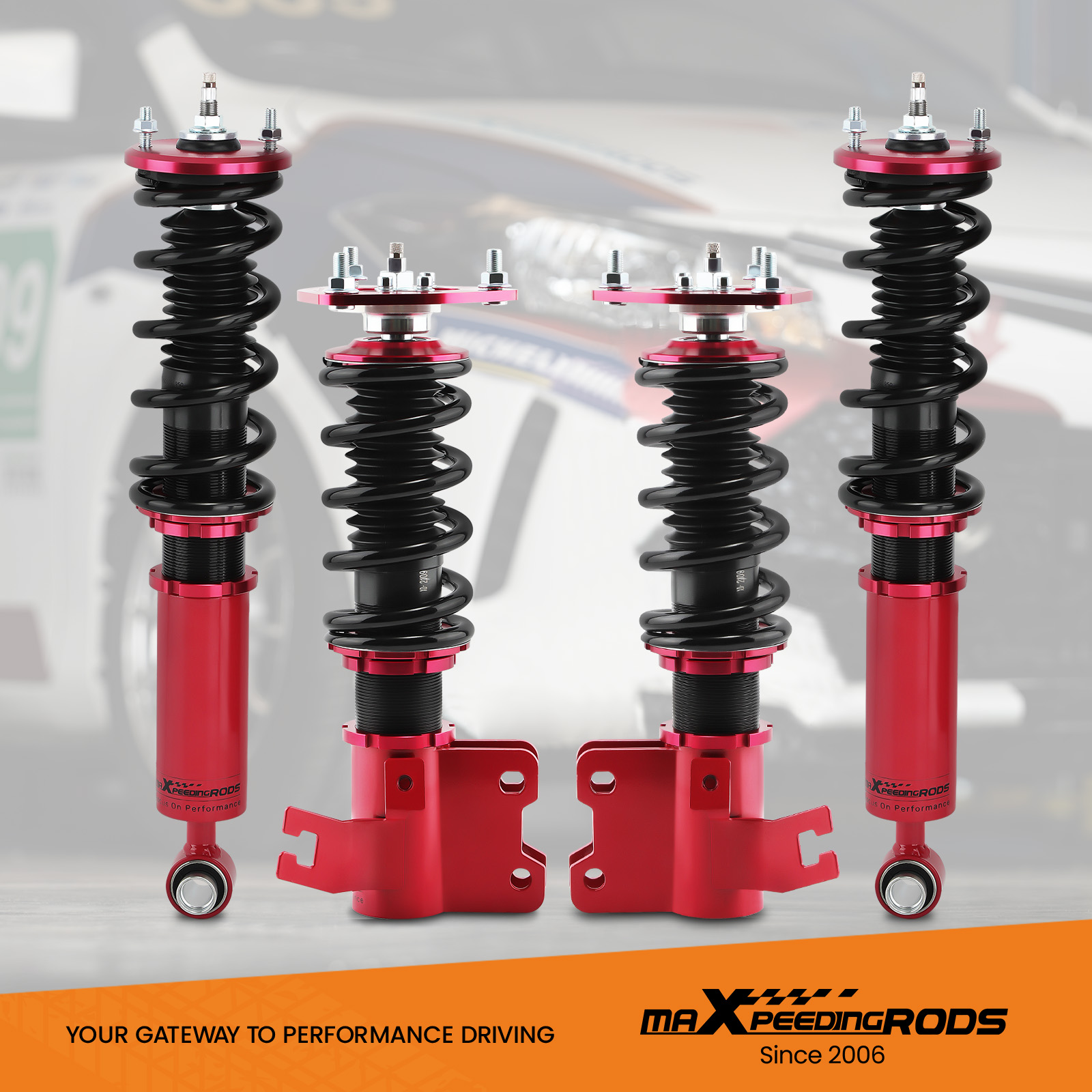 Full Adjustable Damper Coilover compatible for NISSAN S13 Silvia