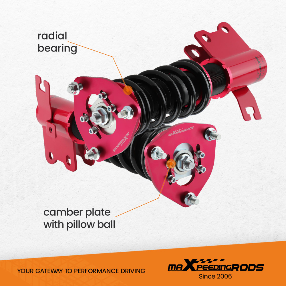 Compatible for Nissan S13 200SX SR20 CA18DET Coilovers Shock Spring Strut CoiloverLowering Kit