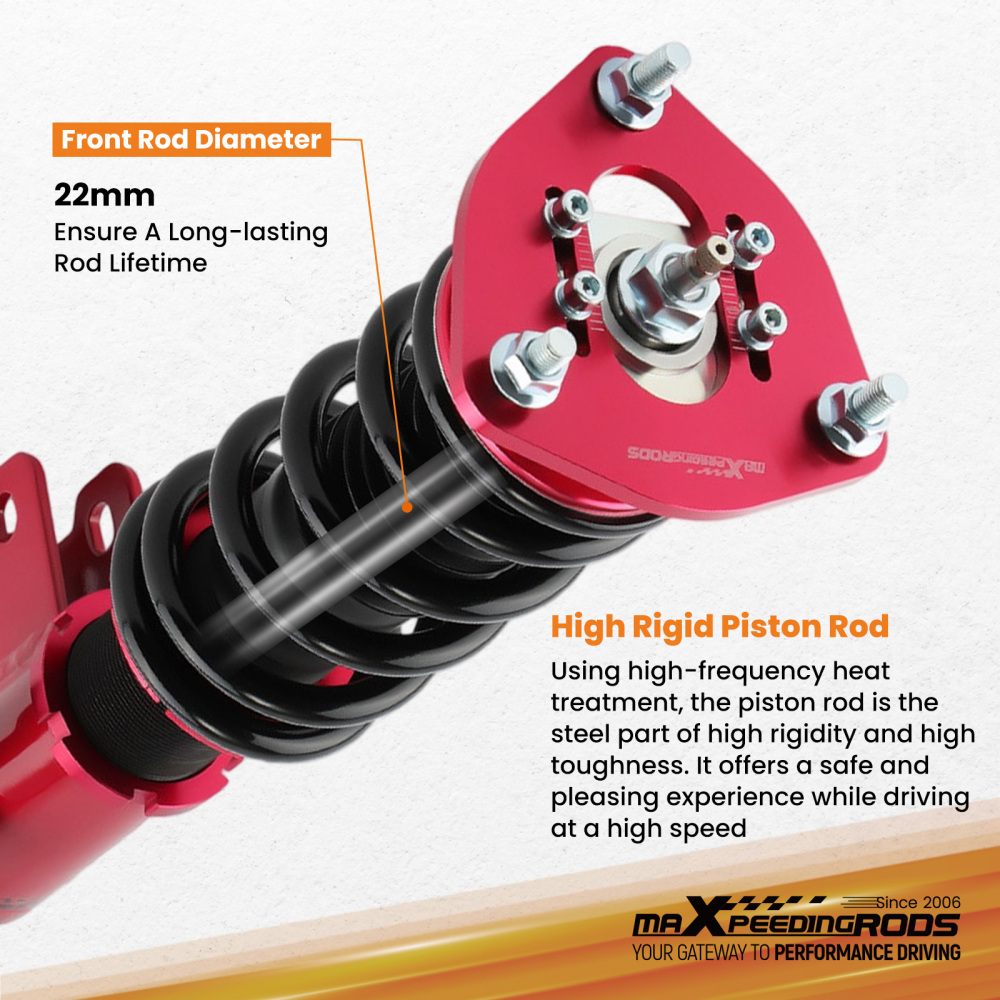 Adjustable Damper Front Coilover compatible for Nissan S13 Silvia 200SX 89-94 Coil Sturts