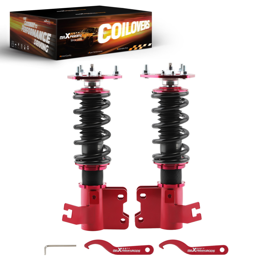 Front Left Right Coilovers compatible for Nissan S13 200SX 89-94 Coupe 1.8 2.0 2.4