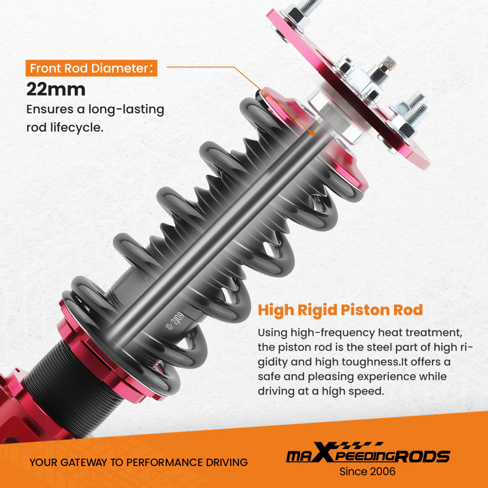 Kit Suspension Combine Fileté Compatible pour Nissan S13 240SX 200SX 180SX 89-99