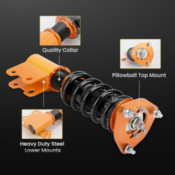 Compatible for Nissan s14 coilovers 240SX Silva 1994-1998 Adj. Height Shocks Coilovers Kits  lowering kit