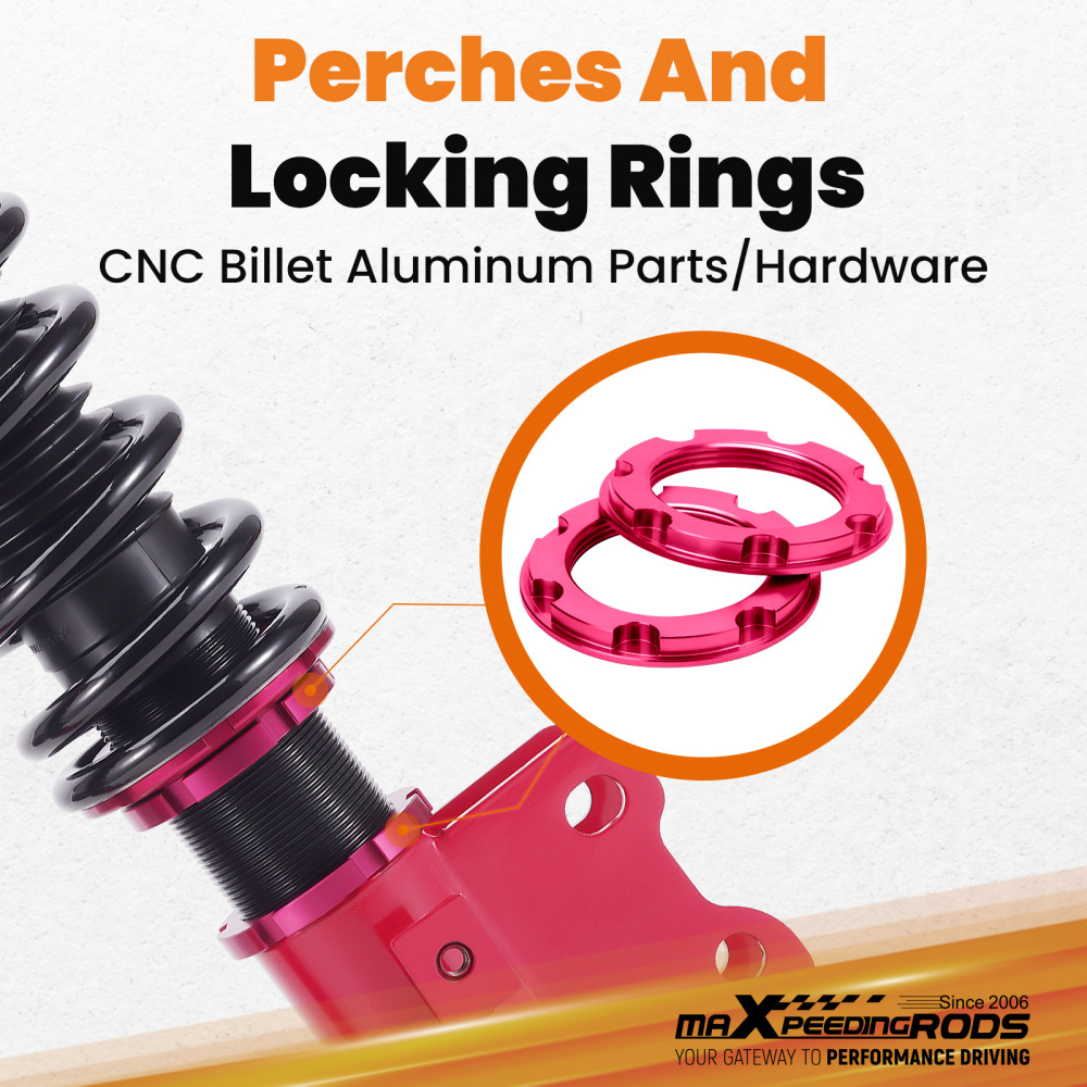 Combines Filetes Amortisseurs compatible pour Nissan Silva S14 200sx 240sx 1994-1998