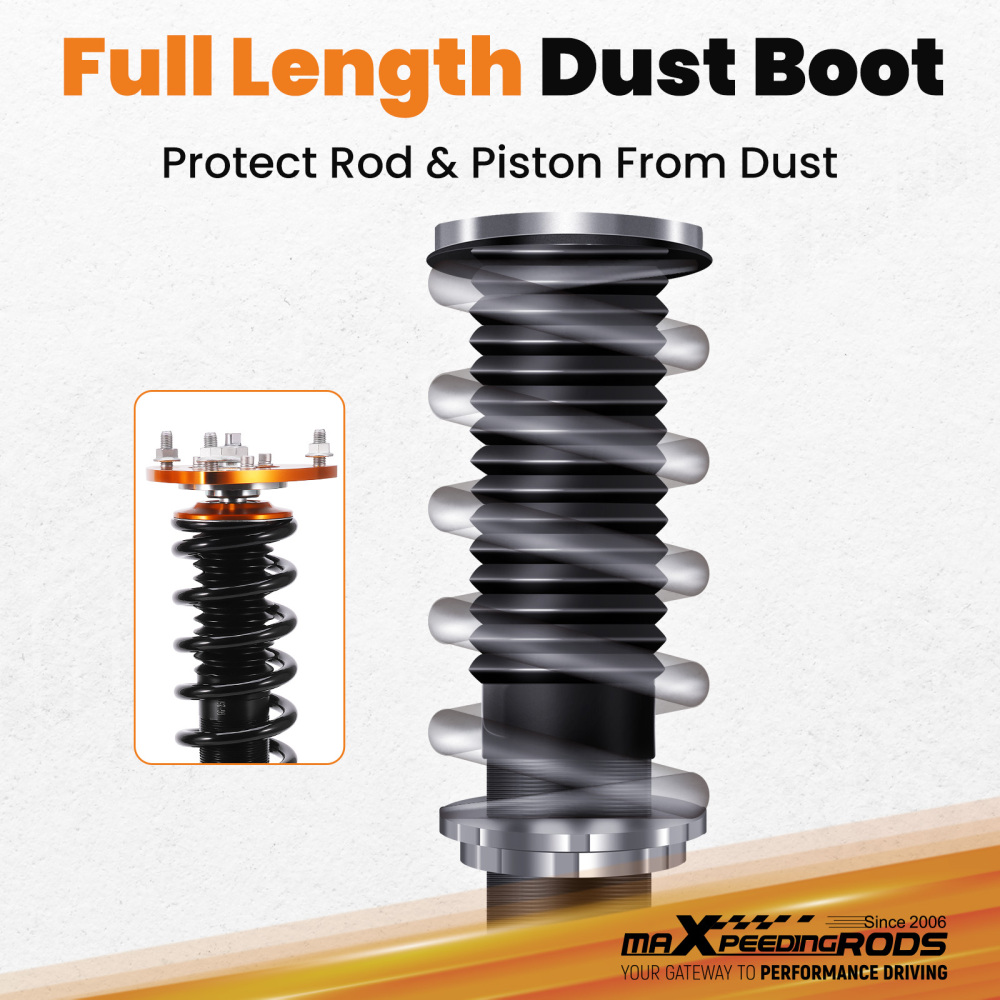 Shock Absorbers Adjustable Height Coilover Suspension Kit compatible for Honda Odyssey 1999-2004