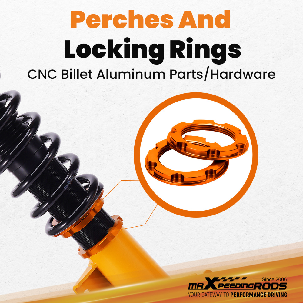 Shock Absorbers Adjustable Height Coilover Suspension Kit compatible for Honda Odyssey 1999-2004