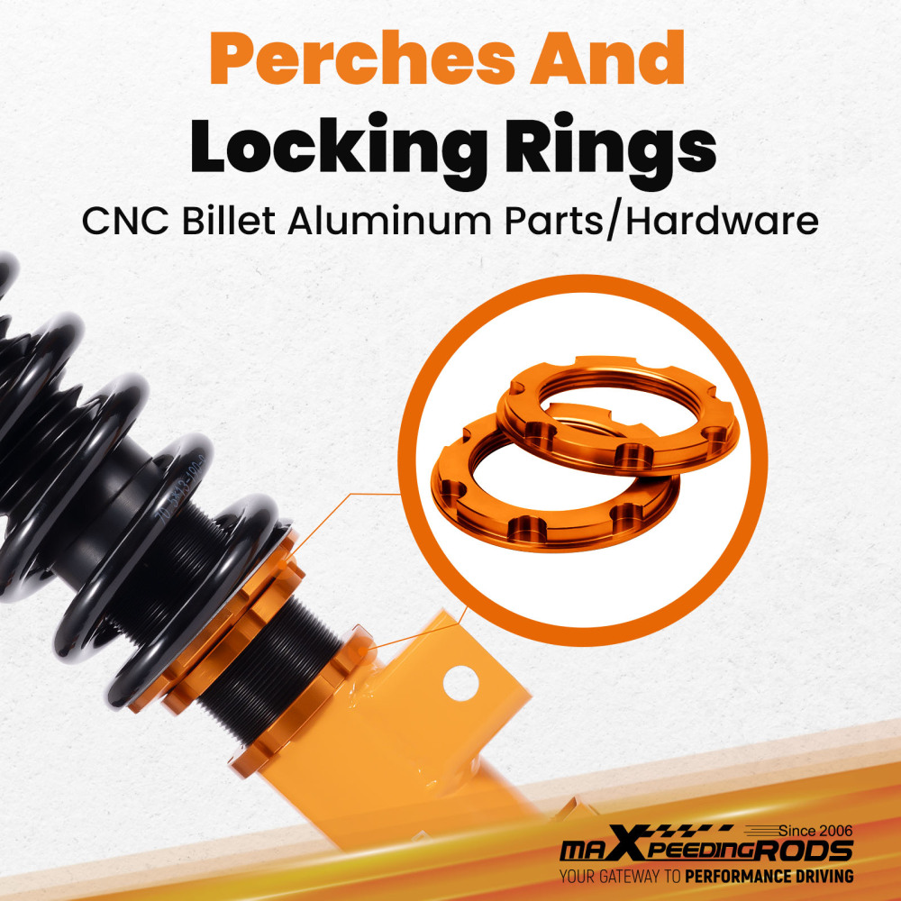 For 2011 -2015 compatible for Kia Optima 2.0L FrontRear Coilovers Adjustable Height Struts