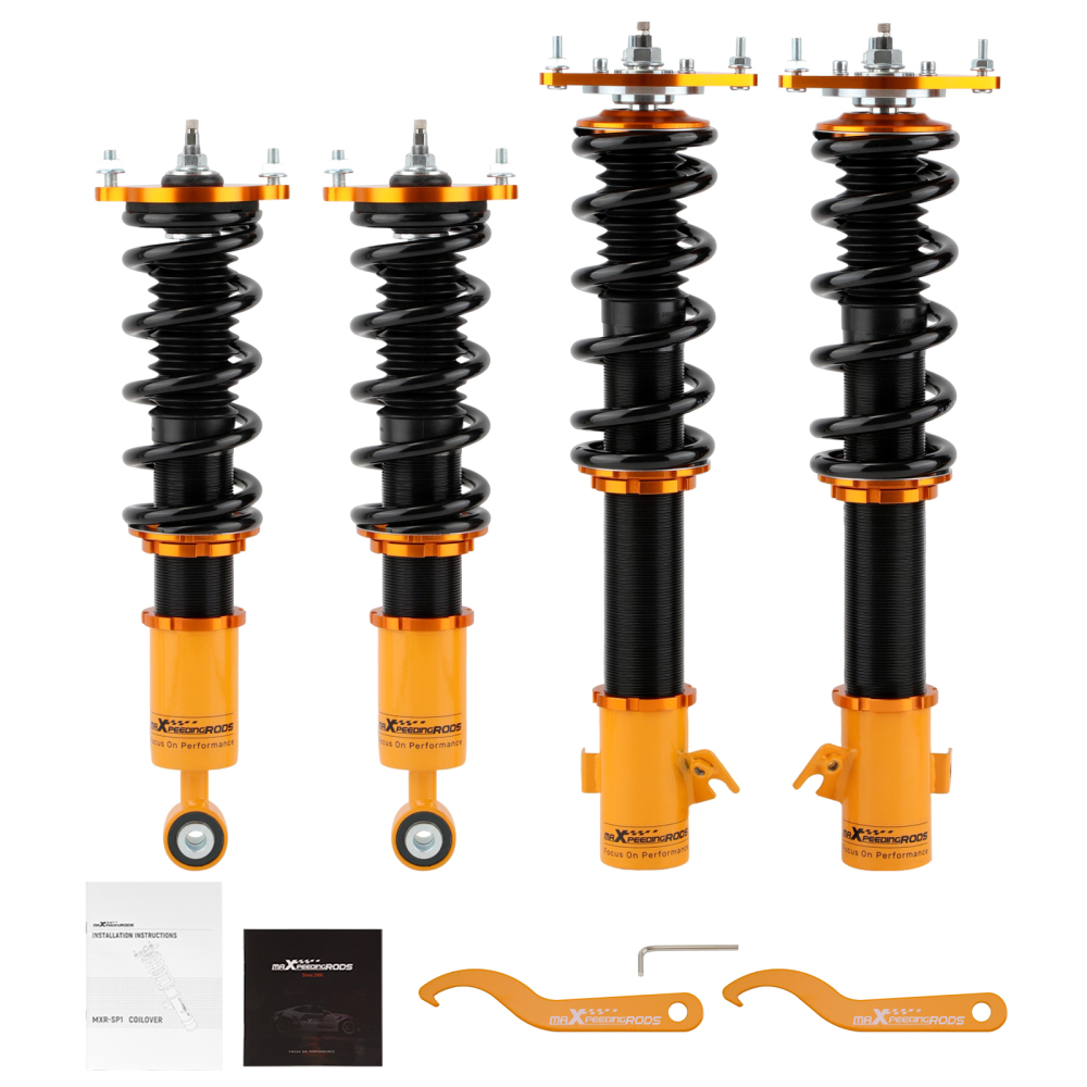 Coilovers Kits compatible for Subaru Outback 2000 2001 2002 2003 2004 Front + Rear Shocks lowering kit