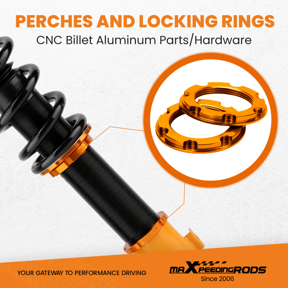 Coilovers Complete Kits compatible for Subaru Outback 2000-2004 Struts Shocks Adj. Damper  Lowering Kit