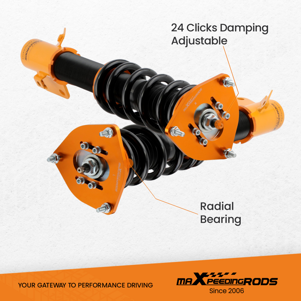 Coilovers Complete Kits compatible for Subaru Outback 2000-2004 Struts Shocks Adj. Damper  Lowering Kit