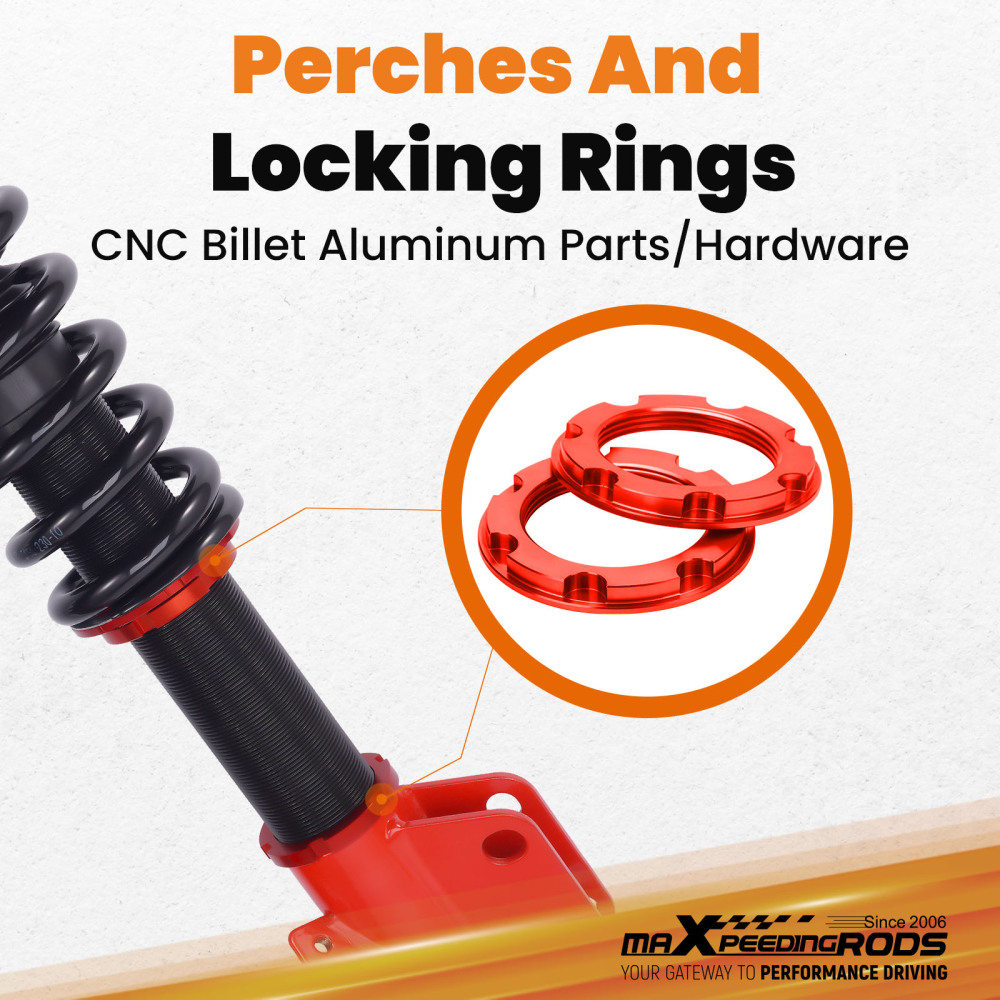 2pc Front Shock Strut Coilovers compatible for Subaru Legacy Outback BE/BH 2000-2004