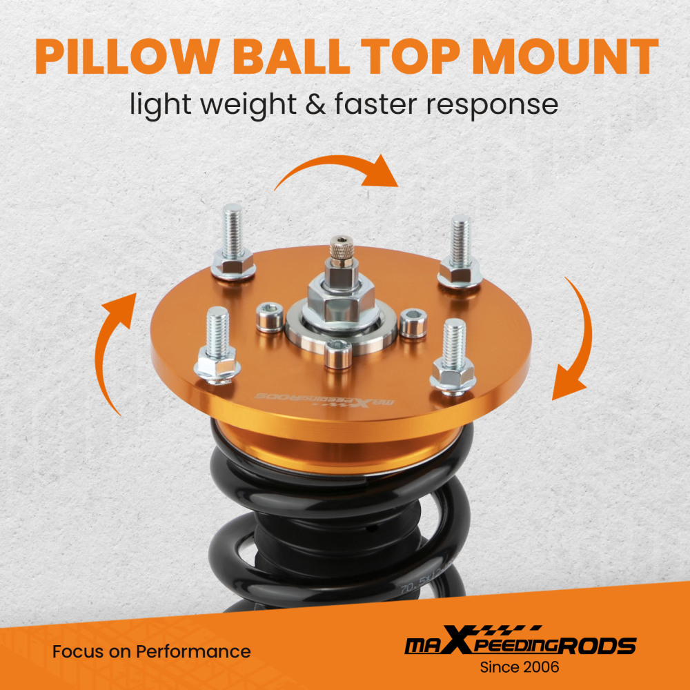 MaXpeedingrods Coilovers Lowering Kit w/ 24-way Damper compatible for Porsche Cayenne 02-10