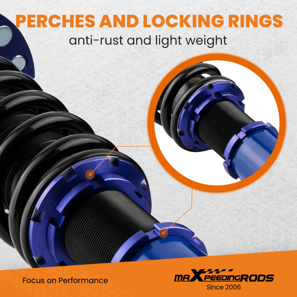 Coilover Suspension Kits compatible for Honda Prelude 1992-2001 1996 1997 1998 Coilovers Lowering Kit