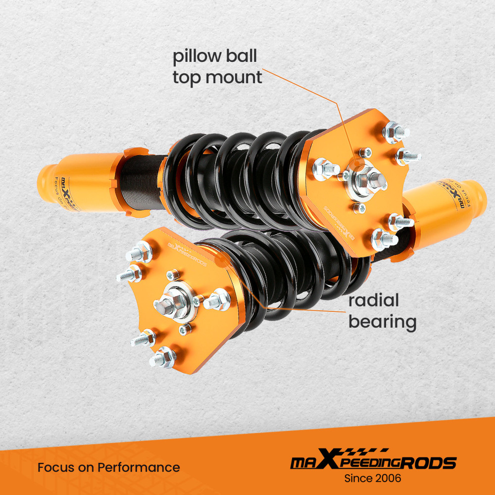 Full Ammortizzatori Sospensione Coilover Kit compatibile per Honda Prelude 1992-2001 Struts Lowering Kit