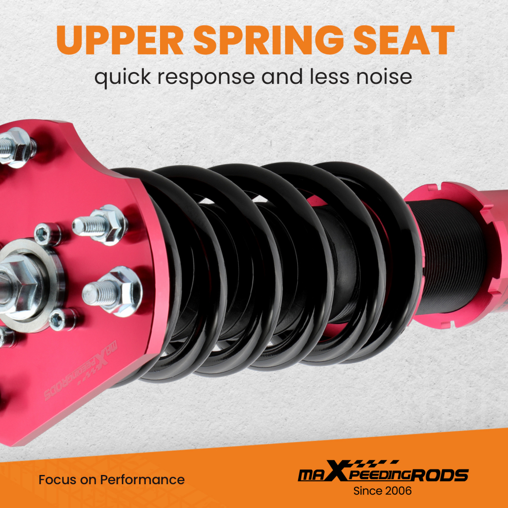 Compatible for Honda Prelude Full Damper Adjustable Coil Spring Strut Coilovers 1992 - 2001  Lowering Kit