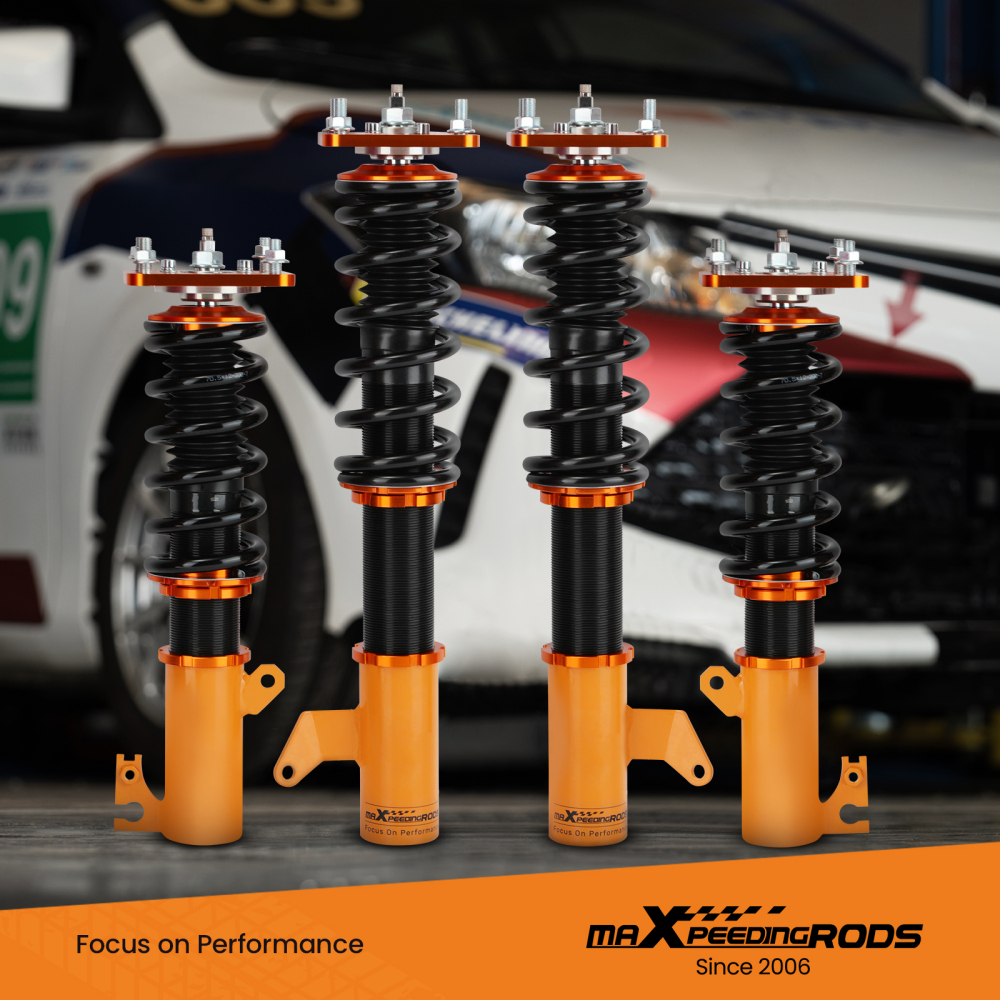 Suspension Coilovers compatible for Mazda 323 BJ Protege Allegro 99-03 compatible for Ford 24 Ways damper force Lowering Kit