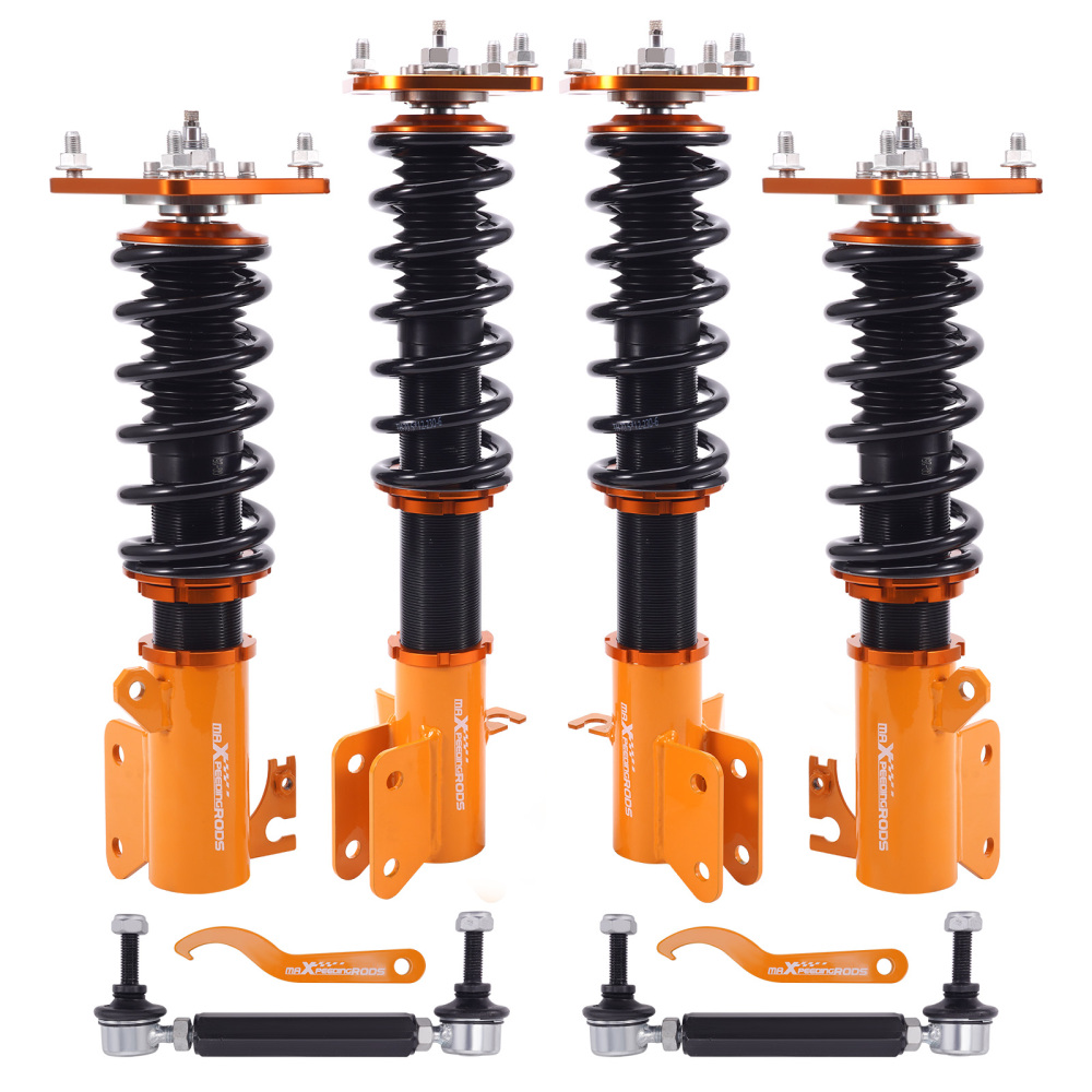 Coilovers 24-Step Damper Shocks Spring Struts compatible for Mazda Protege5 1999-2003