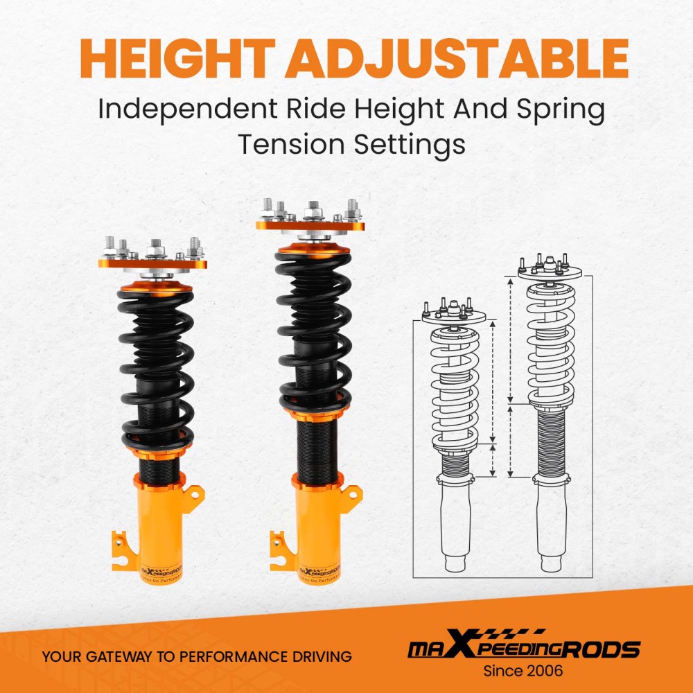 Coilovers Kit compatible for Mazda 323 Astina Protege BJ Hatchback Sedan 1999-2003 Lowering Kit