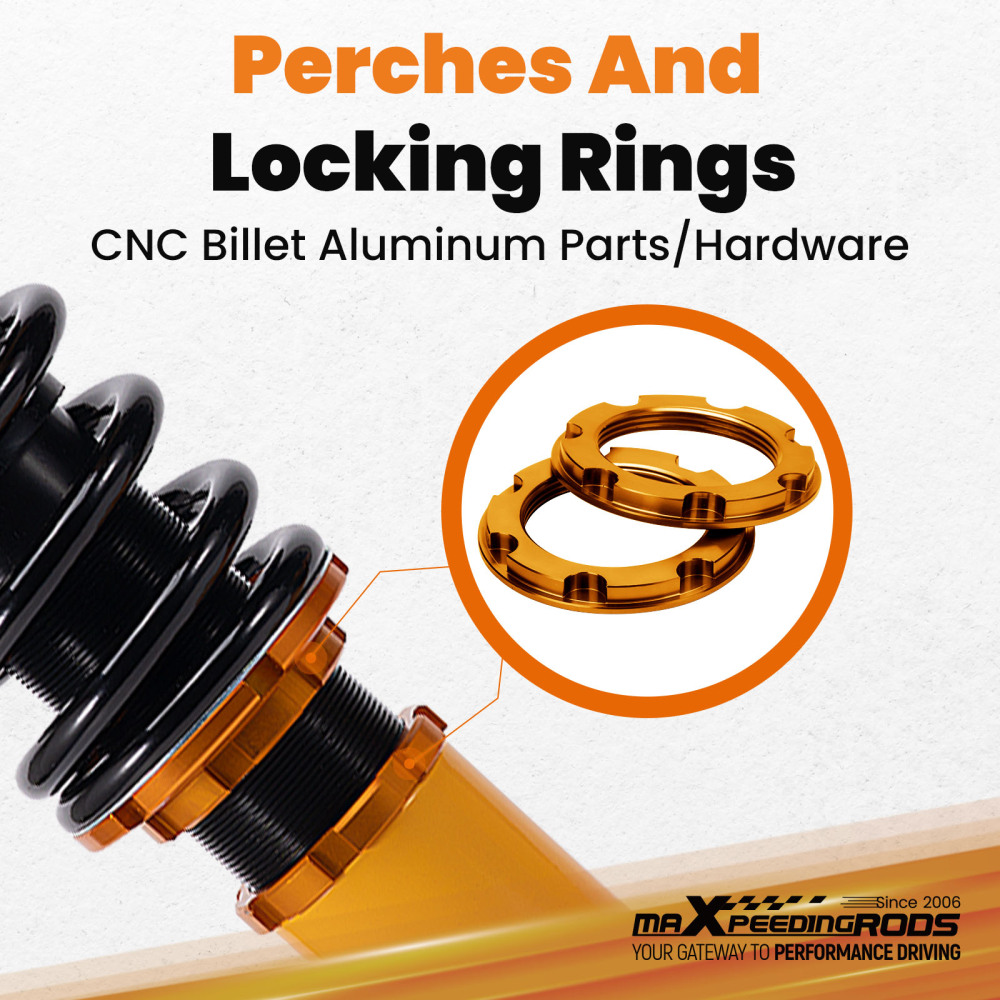 24 Ways Adjustable Damper Coilover Shock Struts compatible for Mini Cooper R56 2007-2013