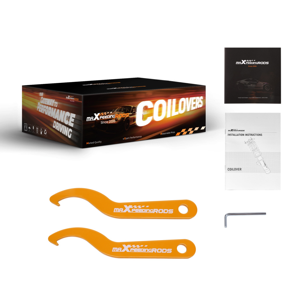 4Pz Coilover Suspension Regolabile Ammortizzatori Kit compatibile per Mazda Rx-8 2004-2011 Lowering Kit