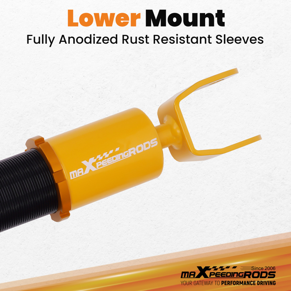 4Pz Coilover Suspension Regolabile Ammortizzatori Kit compatibile per Mazda Rx-8 2004-2011 Lowering Kit