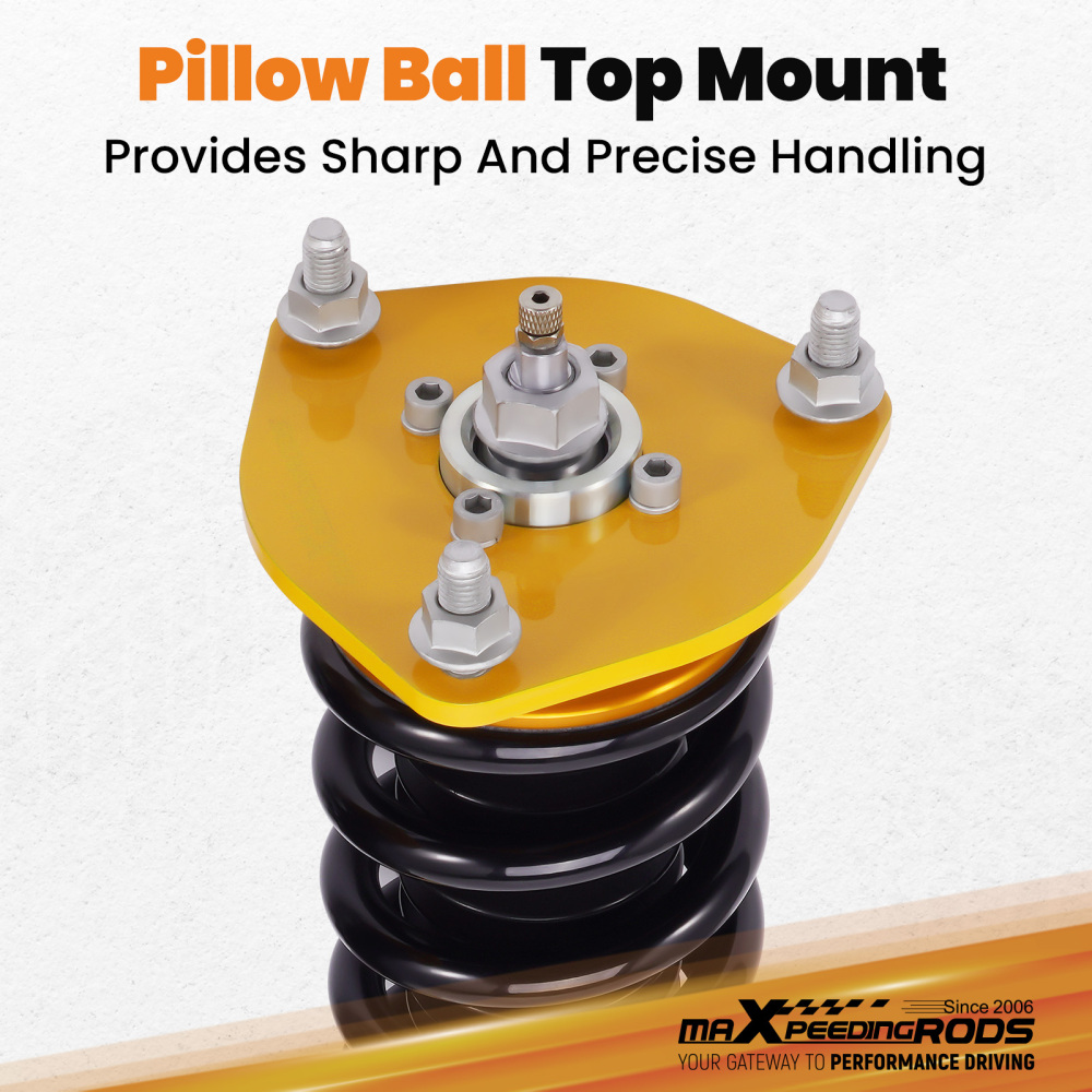 4Pz Coilover Suspension Regolabile Ammortizzatori Kit compatibile per Mazda Rx-8 2004-2011 Lowering Kit